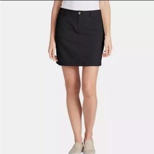 Eddie Bauer Black Adventure Skort